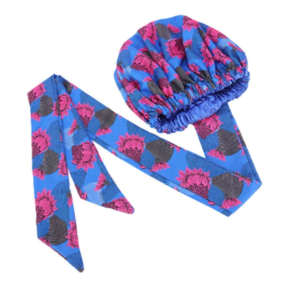 Satin-lined Wrap bonnets - Picture 15 of 16